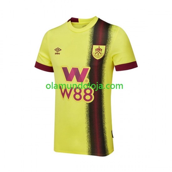 Camisola Burnley Homem Equipamento Segundo 2023-2024 Manga Curta